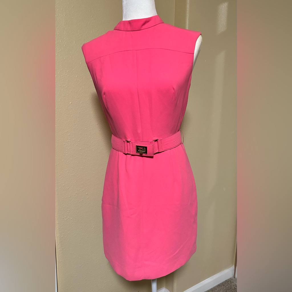 Incity For Anthropology Us Small /Eur 44 Pink Classy Dress